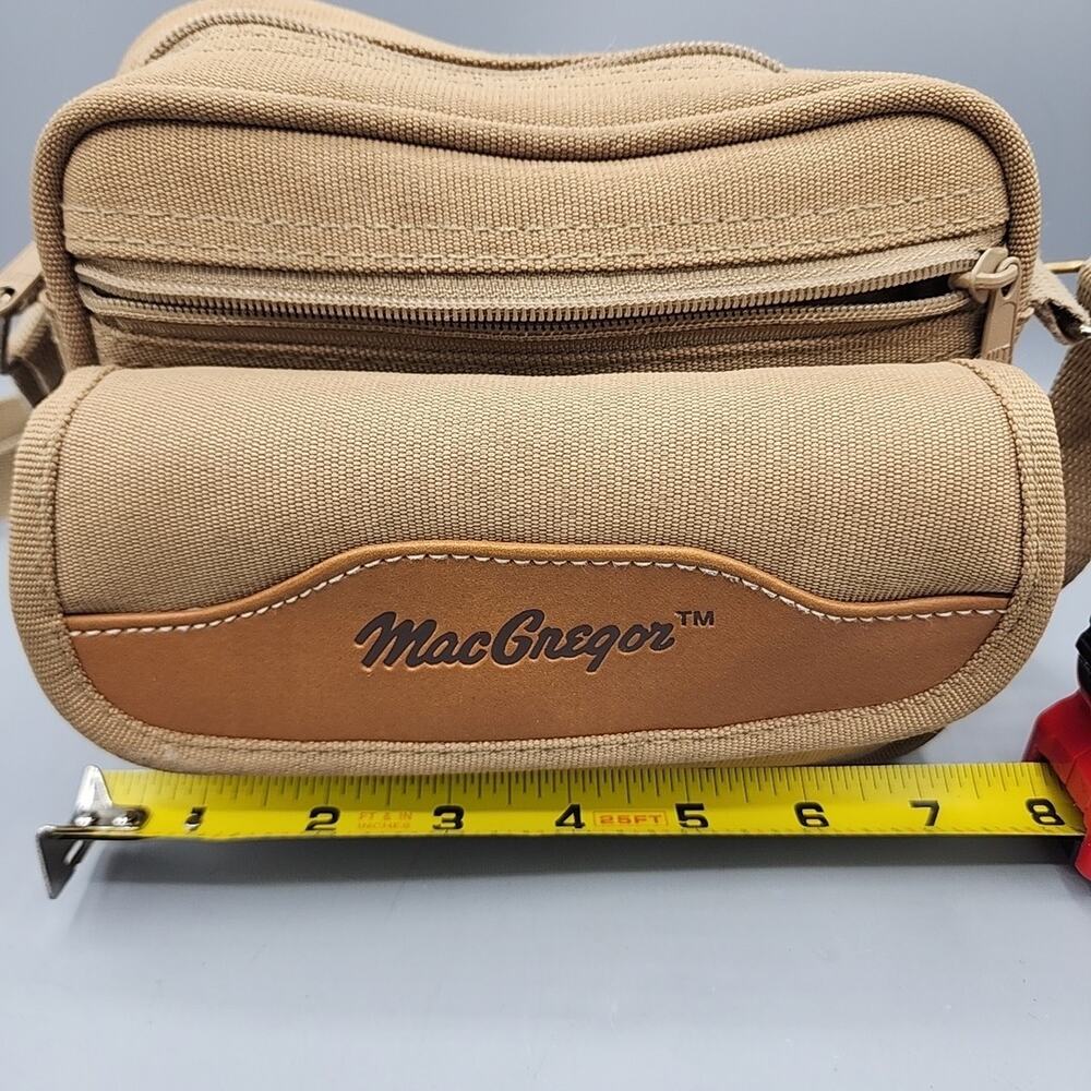 MacGregor Camera Bag Beige W Shoulder Strap Padded Vintage
